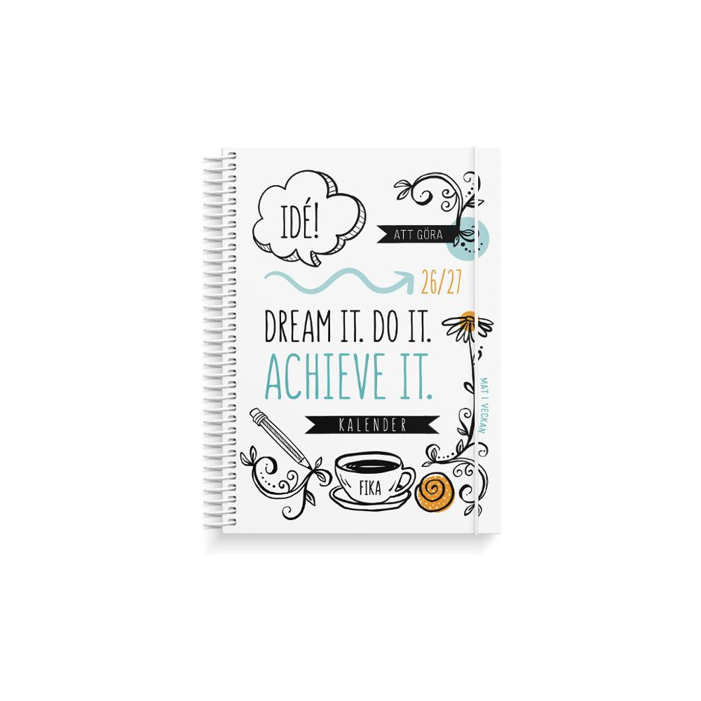 Produktbild för Kalender Doodle A5 26/27