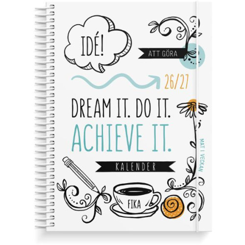 Burde Kalender Doodle A5 26/27
