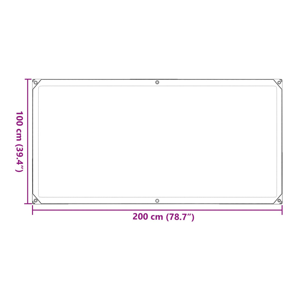 Produktbild för Växtskydd Transparent 1 x 2 m PE