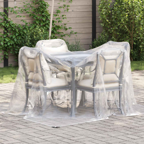vidaXL Växtskydd Transparent 2 x 2 m PE