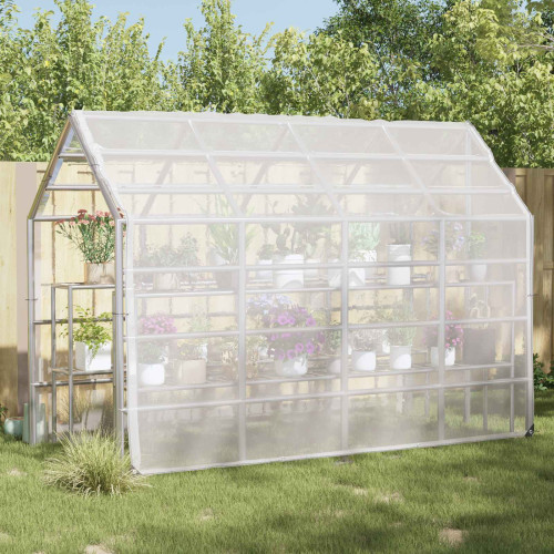vidaXL Växtskydd Transparent 3 x 3 m PE