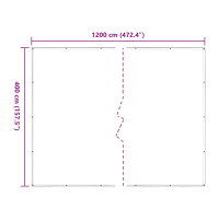Produktbild för Växtskydd Transparent 4 x 12 m PE