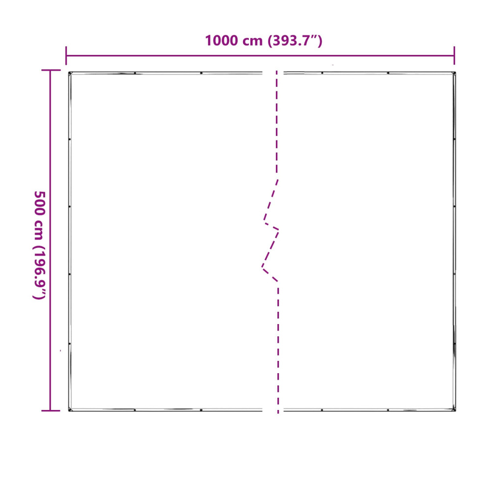 Produktbild för Växtskydd Transparent 5 x 10 m PE