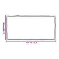 Produktbild för Växtskydd Transparent 1 x 2 m PE