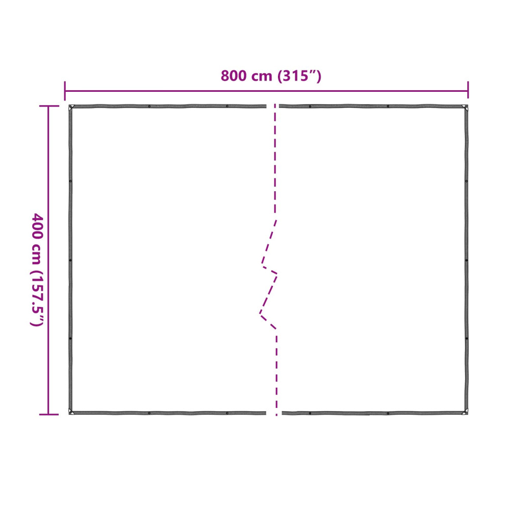 Produktbild för Växtskydd Transparent 4 x 8 m PE