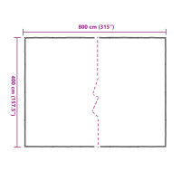 Produktbild för Växtskydd Transparent 4 x 8 m PE