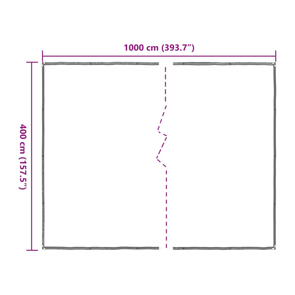Produktbild för Växtskydd Transparent 4 x 10 m PE