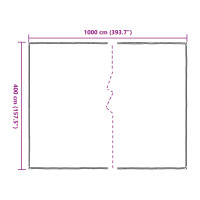 Produktbild för Växtskydd Transparent 4 x 10 m PE