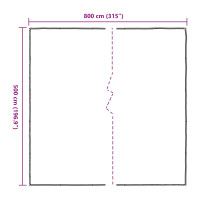 Produktbild för Växtskydd Transparent 5 x 8 m PE