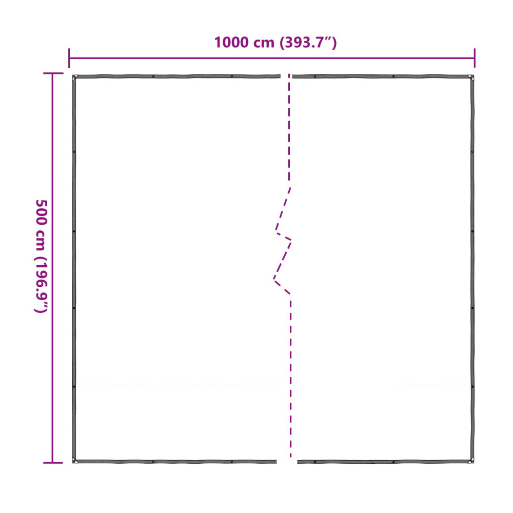 Produktbild för Växtskydd Transparent 5 x 10 m PE