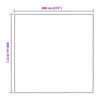 Produktbild för Växtskydd Transparent 8 x 8 m PE