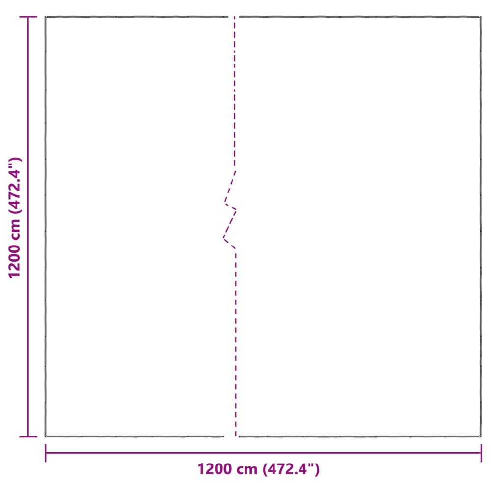 Produktbild för Växtskydd Transparent 12 x 12 m PE
