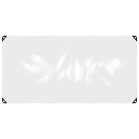 Produktbild för Växtskydd Transparent 1 x 2 m PVC