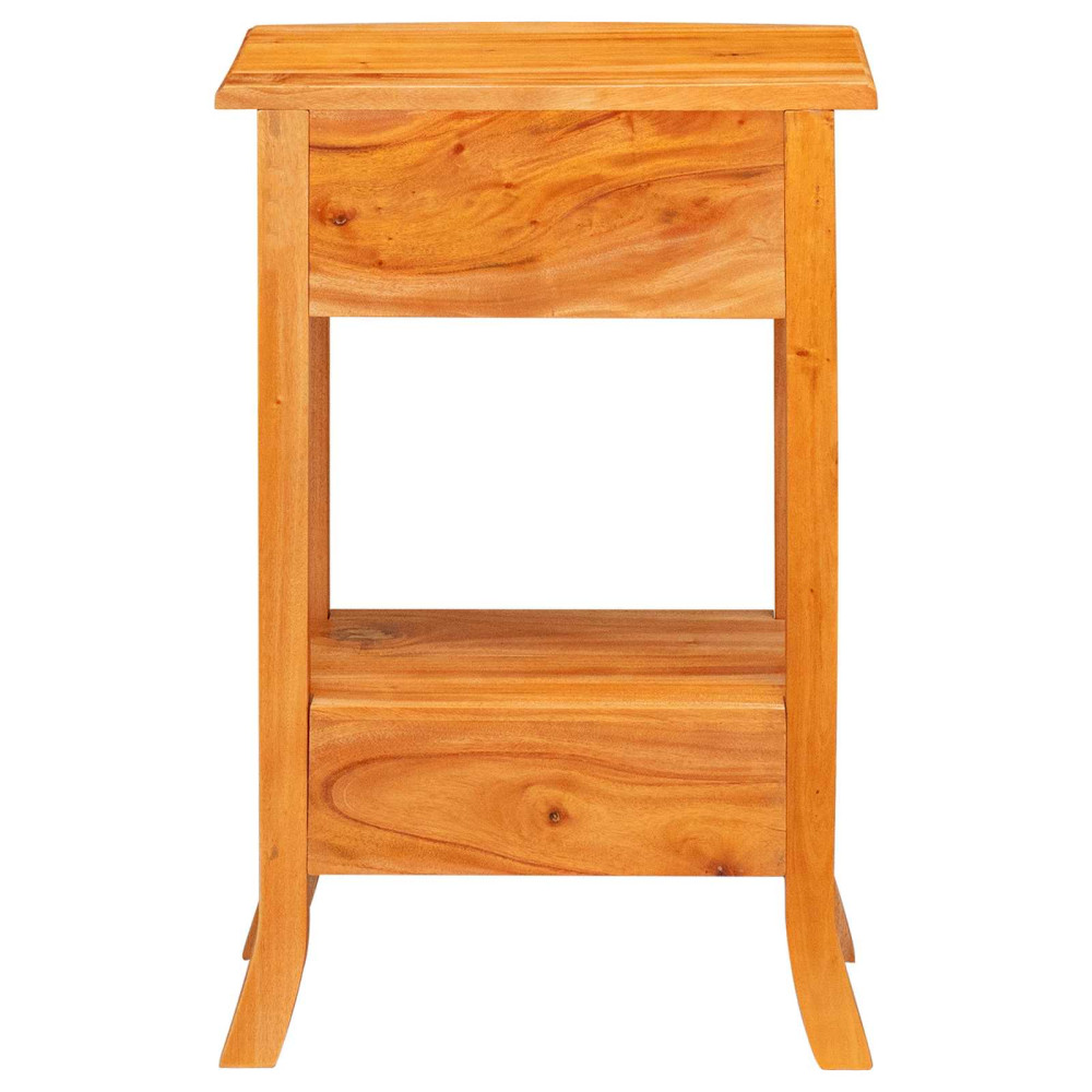 Produktbild för Konsolbord Naturfärg 50,5 x 30 x 75,5 cm Massivt mahognyträ