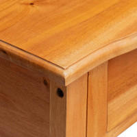 Produktbild för Konsolbord Naturfärg 50,5 x 30 x 75,5 cm Massivt mahognyträ