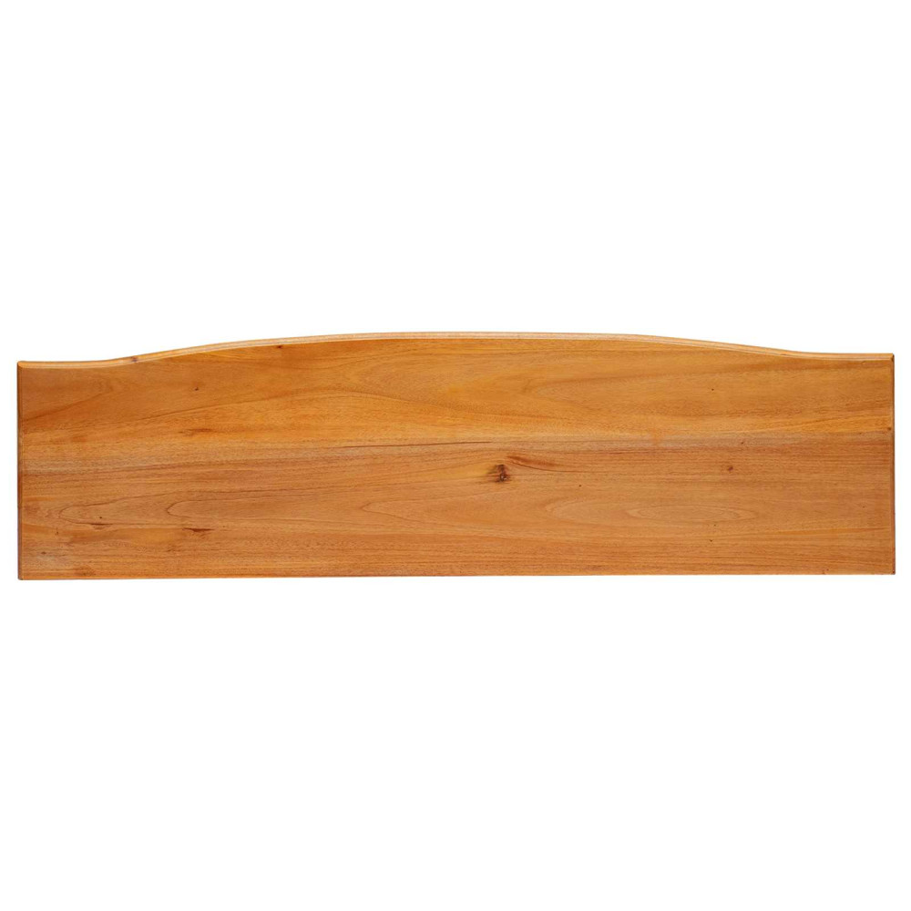 Produktbild för Konsolbord Naturfärg 115 x 32 x 76 cm Massivt mahognyträ