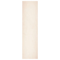 Produktbild för Mellanhög mjuk och tvättbar matta HUARTE Beige 80 x 500 cm