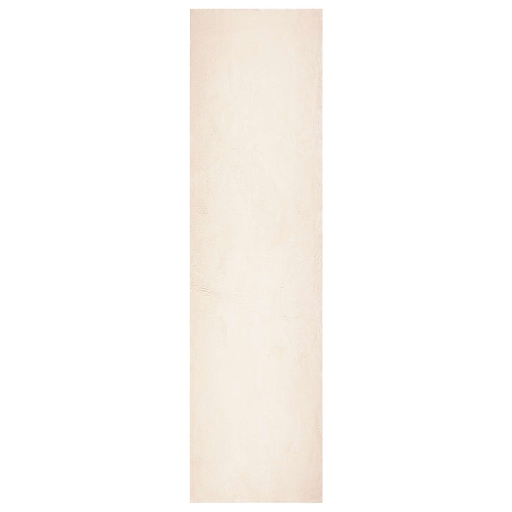 Produktbild för Mellanhög mjuk och tvättbar matta HUARTE Beige 80 x 1000 cm