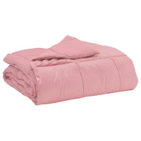 Produktbild för Sommar Duvet Quiltad Rosa 220 x 240 cm Mikrofiber