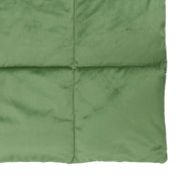 Produktbild för Sommar Duvet Quiltad Grön 220 x 240 cm Mikrofiber
