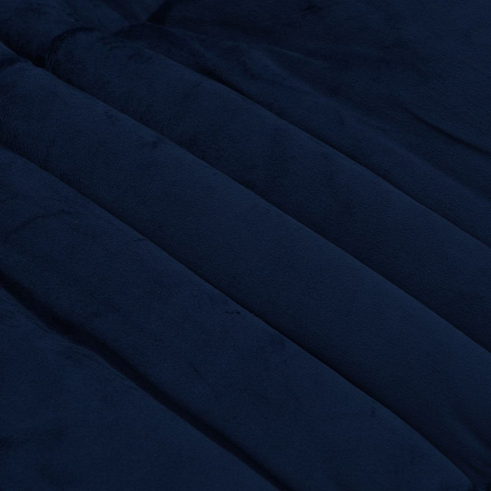 Produktbild för Full Års-Duvet Quiltad Mörkblå 140 x 200 cm Mikrofiber