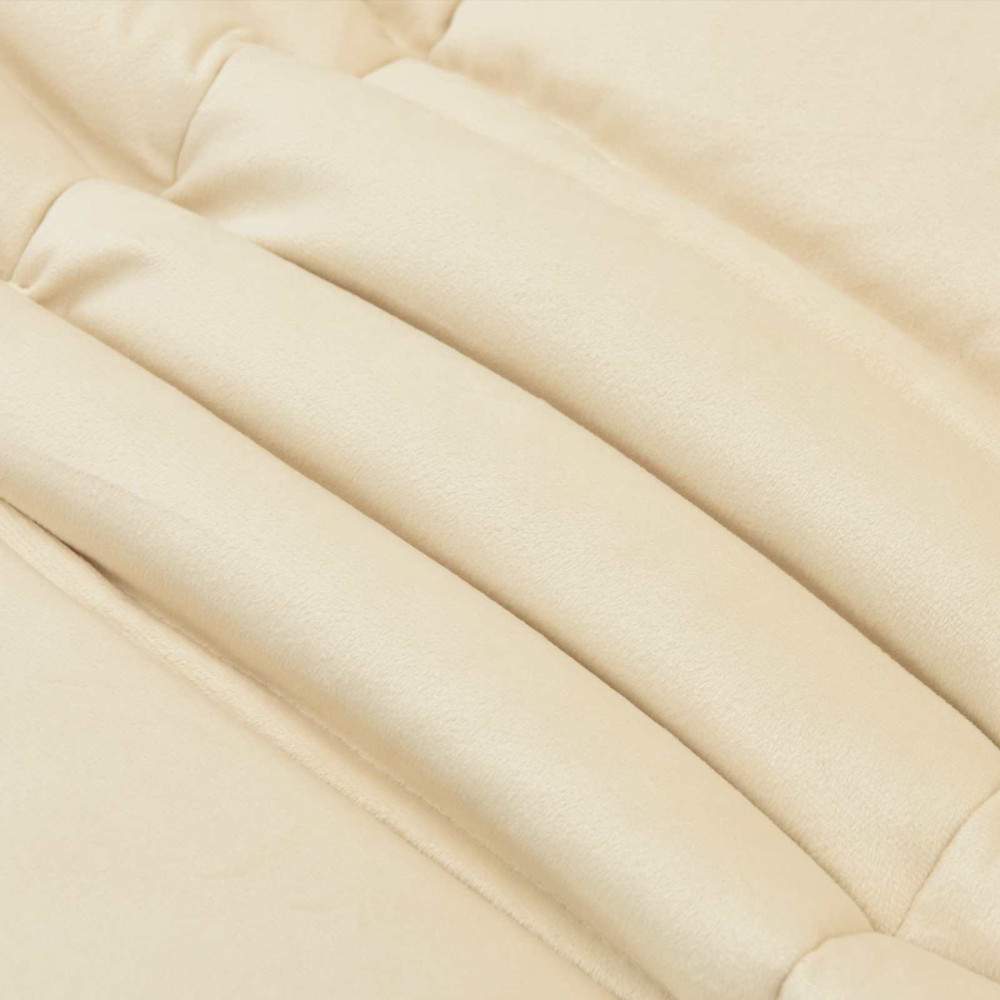 Produktbild för Full Års-Duvet Quiltad Kräm 135 x 220 cm Mikrofiber