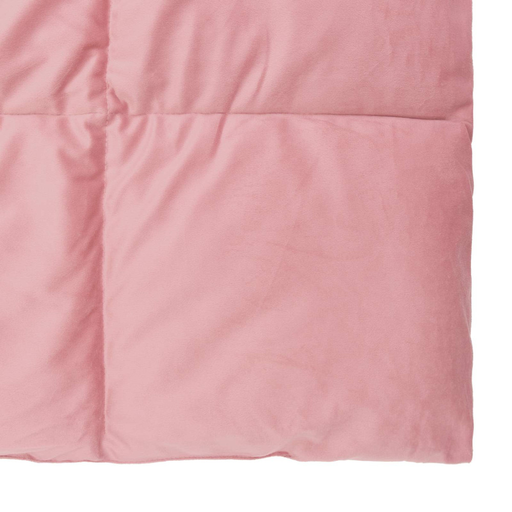 Produktbild för Vinter Täcke Quiltad Rosa 200 x 240 cm Mikrofiber
