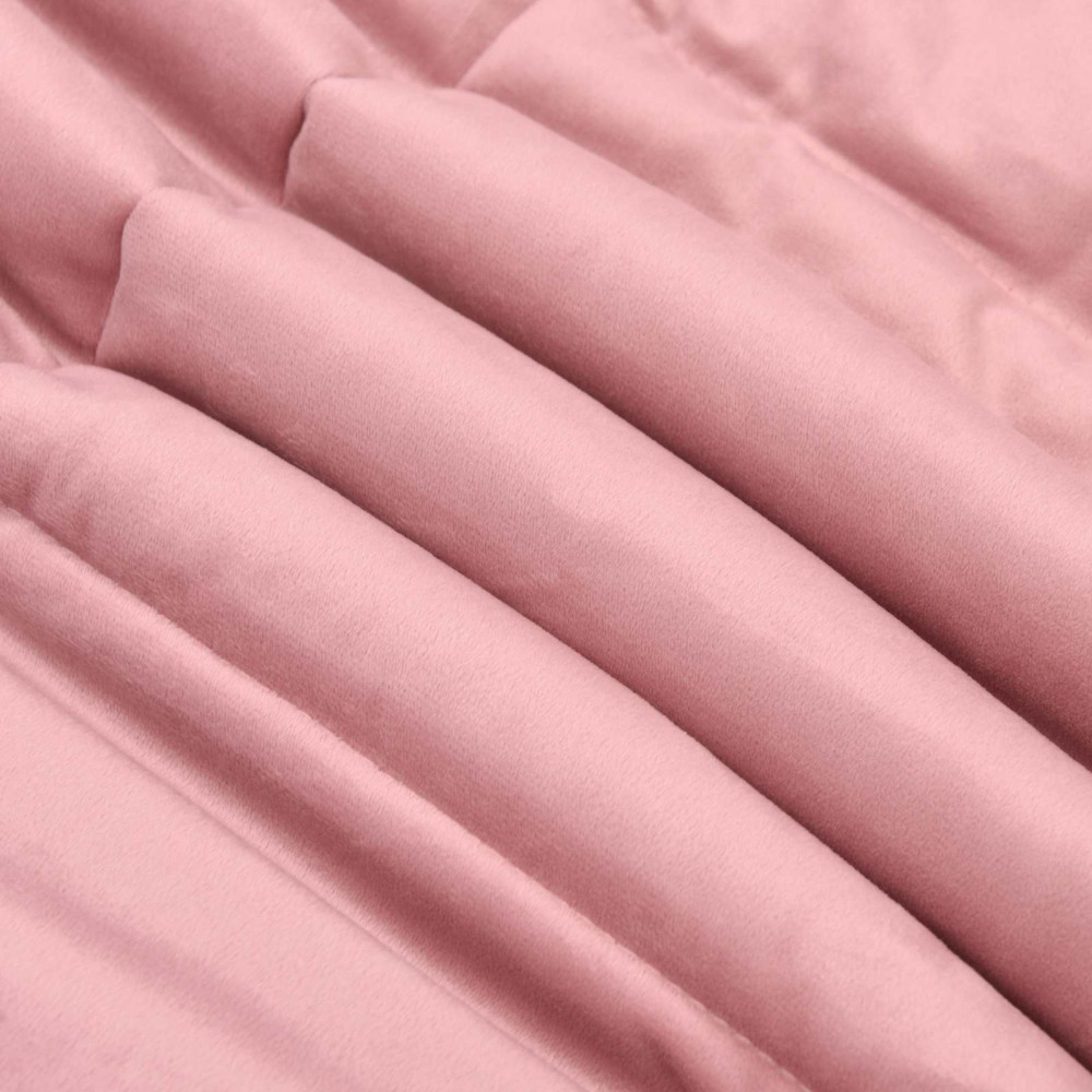Produktbild för Vinter Täcke Quiltad Rosa 135 x 220 cm Mikrofiber