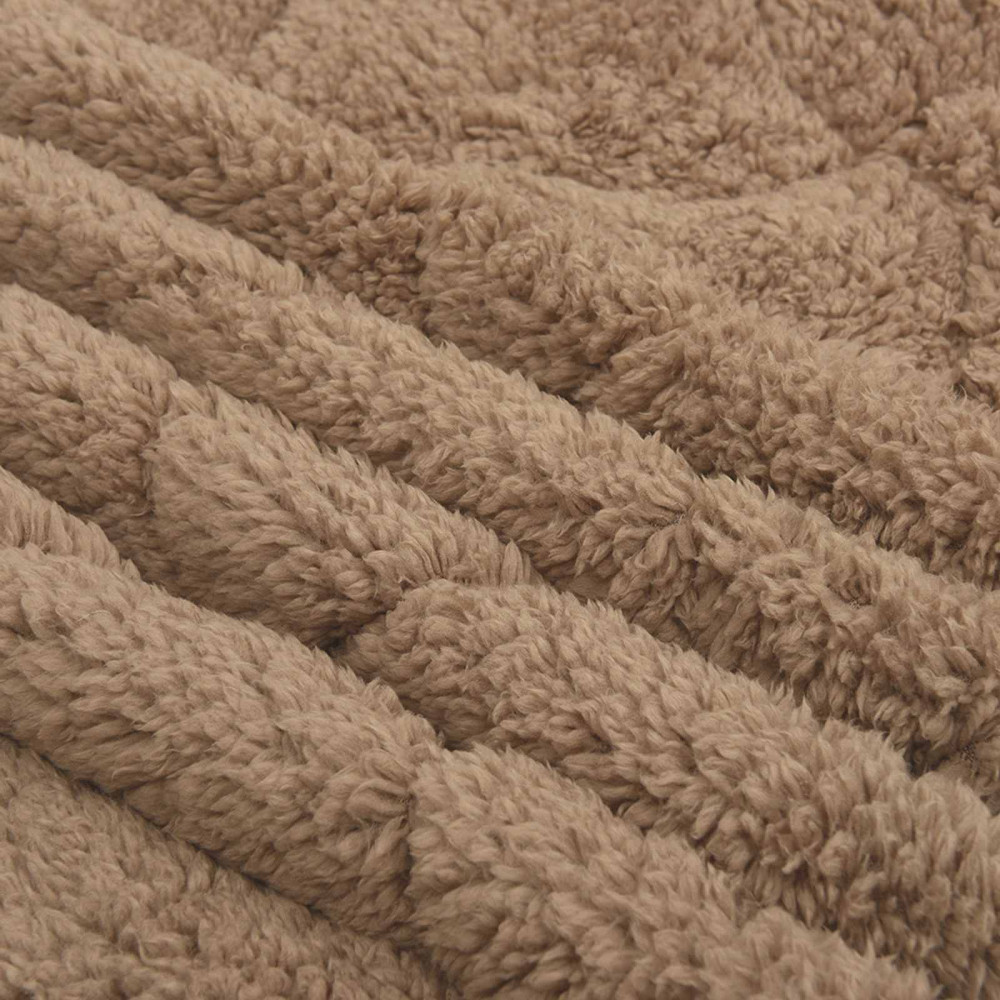 Produktbild för Sommar Duvet Taupe 200 x 220 cm Mikrofiber och Teddyfleece
