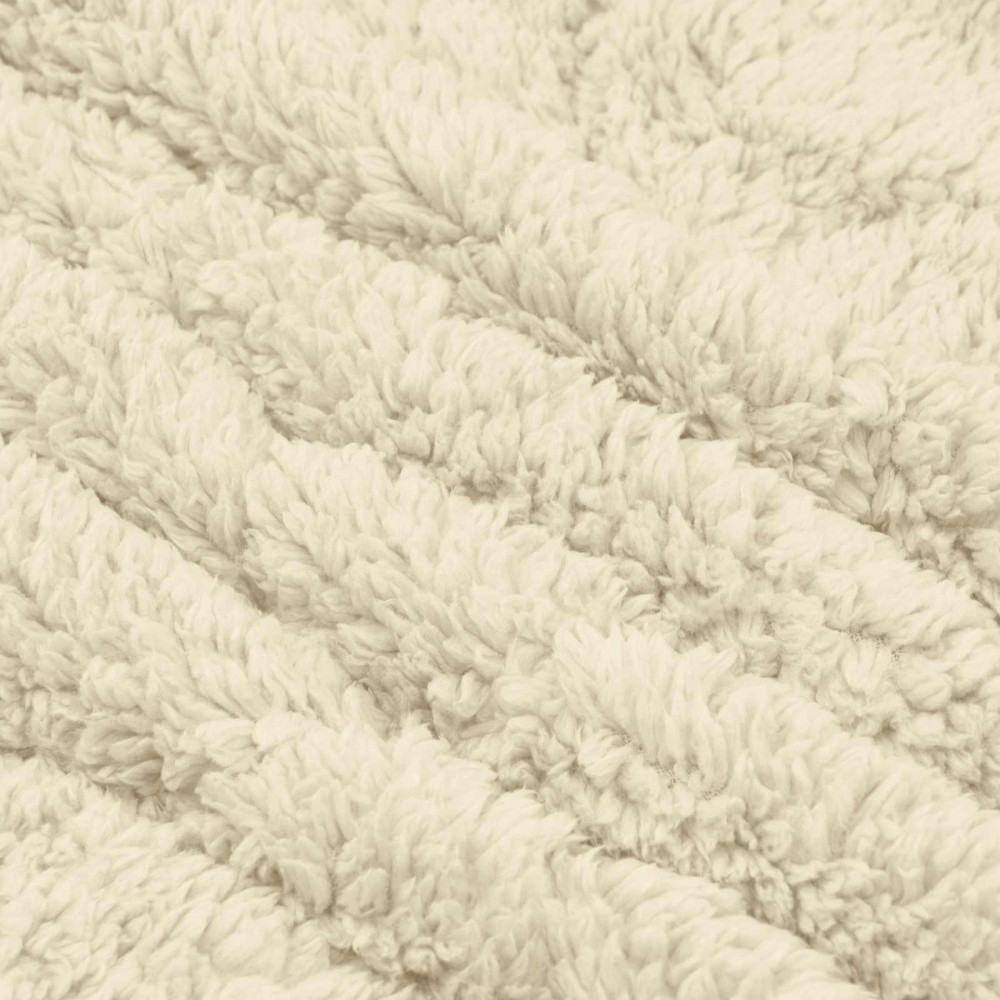 Produktbild för Sommar Duvet Kräm 200 x 220 cm Mikrofiber och Teddyfleece
