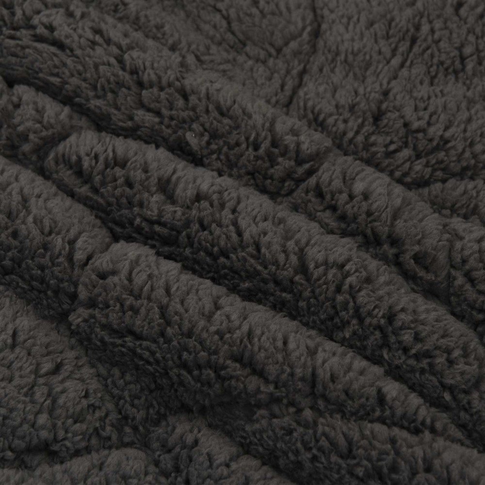 Produktbild för Full Års-Duvet Quiltad Antracit 155 x 220 cm