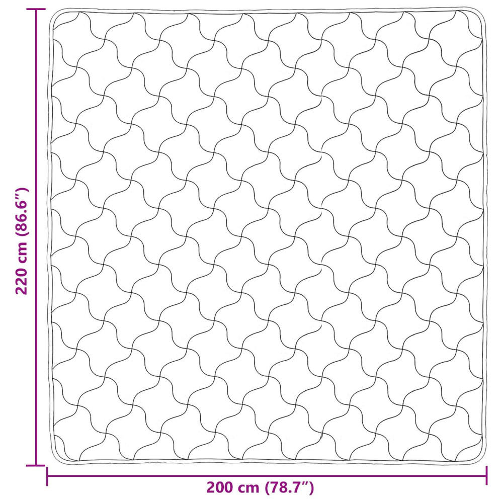 Produktbild för Full Års-Duvet Ljusgrå 200 x 220 cm Mikrofiber och Teddyfleece