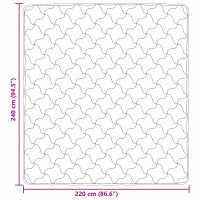 Produktbild för Full Års-Duvet Ljusgrå 220 x 240 cm Mikrofiber och Teddyfleece