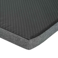 Produktbild för Hallbänk BetongGrå 83 x 38 x 45 cm Konstruerat Trä och Tyg