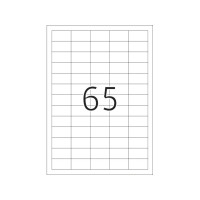 Produktbild för HERMA Premium - laminerade etiketter - matt - 6500 etikett (er) - 38.1 x 21.2 mm