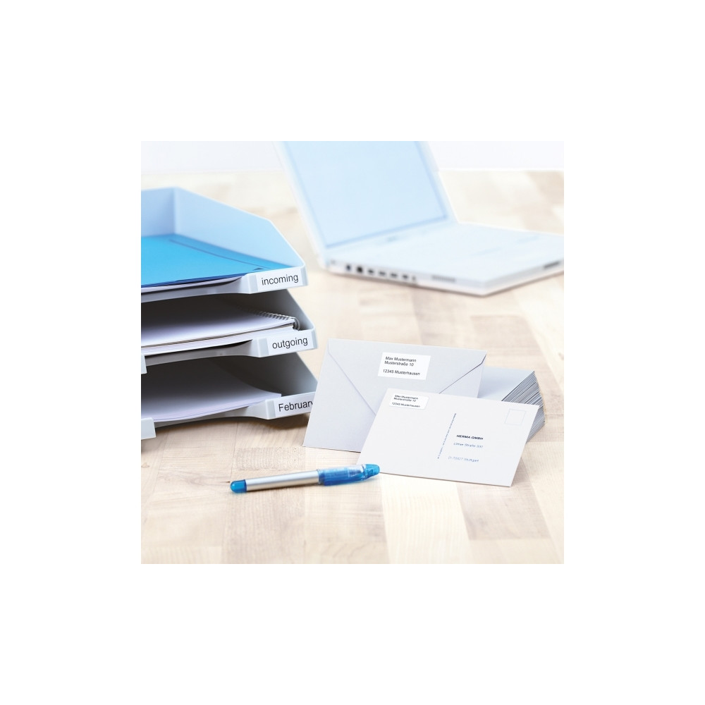 Produktbild för HERMA Premium - laminerade etiketter - matt - 6500 etikett (er) - 38.1 x 21.2 mm