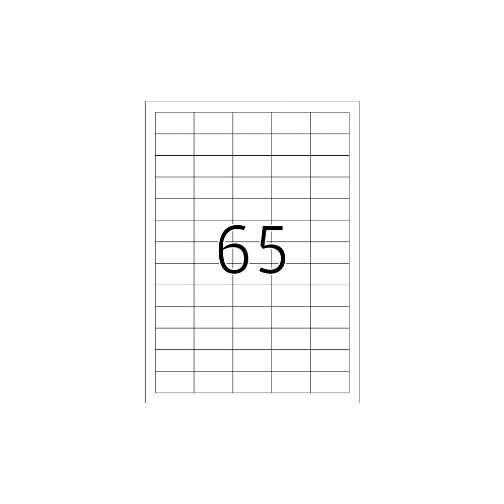 Produktbild för HERMA Premium - laminerade etiketter - matt - 6500 etikett (er) - 38.1 x 21.2 mm