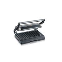 Produktbild för SEVERIN KG 2397 - grill - svart / borstat rostfritt stål