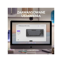 Produktbild för Logitech Master Series MX Mechanical Mini for Mac - tangentbord - QWERTY - USA, internationellt - rymdgrå Inmatningsenhet