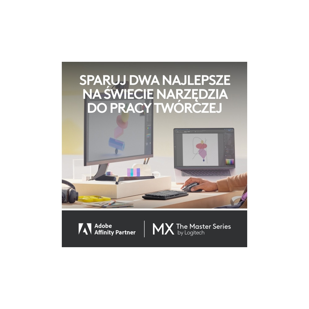 Produktbild för Logitech Master Series MX Mechanical Mini for Mac - tangentbord - QWERTY - USA, internationellt - rymdgrå Inmatningsenhet