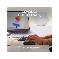 Produktbild för Logitech Master Series MX Mechanical Mini for Mac - tangentbord - QWERTY - USA, internationellt - rymdgrå Inmatningsenhet