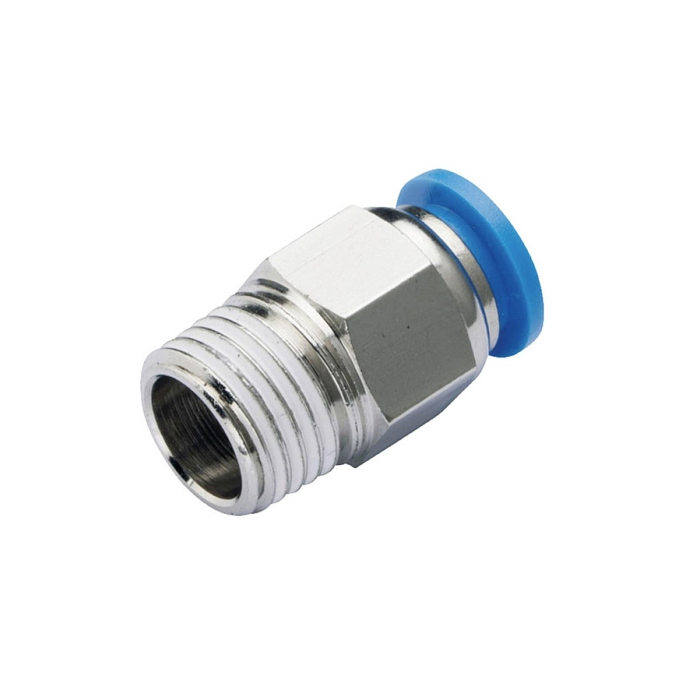 Produktbild för TRU COMPONENTS rakt kopplingsdon PC10-03 slangdiameter Ø10 m...