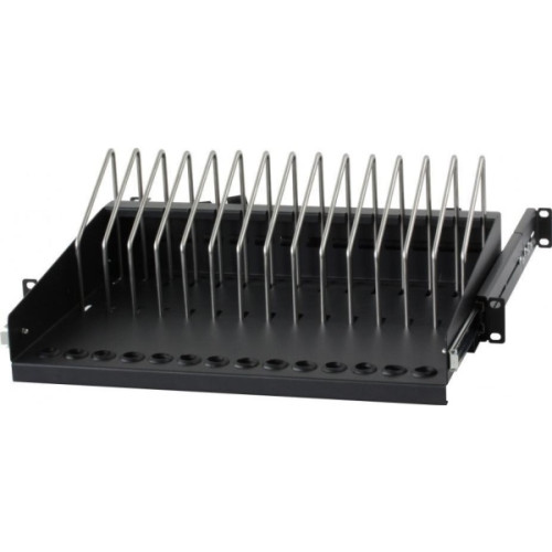 TECHLY Techly I-CABINET-TRAY14BK, Hylla till rackskåp, Svart, 4U, 1...