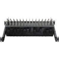 Produktbild för Techly I-CABINET-TRAY14BK, Hylla till rackskåp, Svart, 4U, 1...