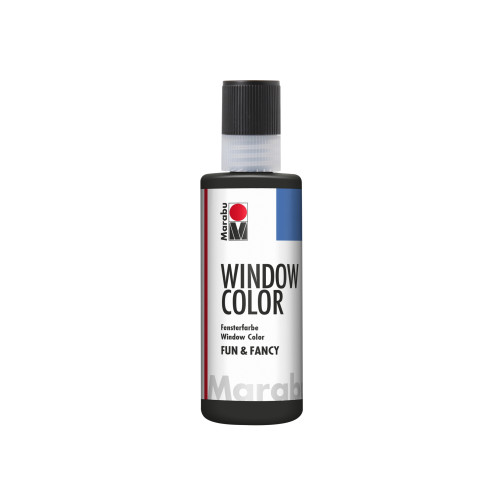 Marabu Marabu Window Color, Svart, Glasfärg, Vätska, 80 ml, 1 styck