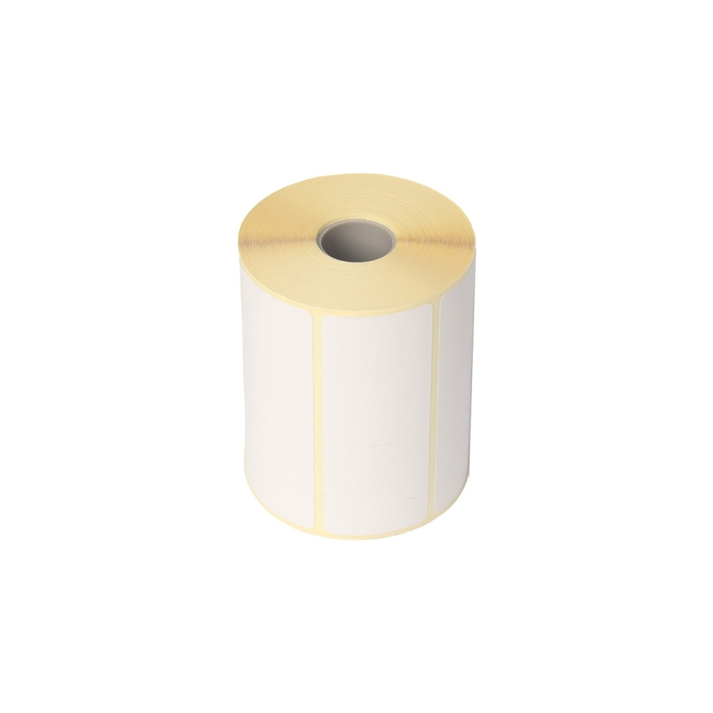 Produktbild för Termoetikett utan tryck vit ECO med perforering 102x192 mm