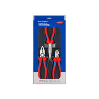 Produktbild för Knipex 00 20 11, Tångset, Stål, Polypropylen (PP), Blå, Röd,...