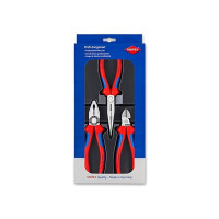 Produktbild för Knipex 00 20 11, Tångset, Stål, Polypropylen (PP), Blå, Röd,...