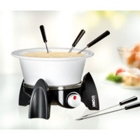 Produktbild för UNOLD FONDUE SET - fonduegryta - svart / rostfritt stål