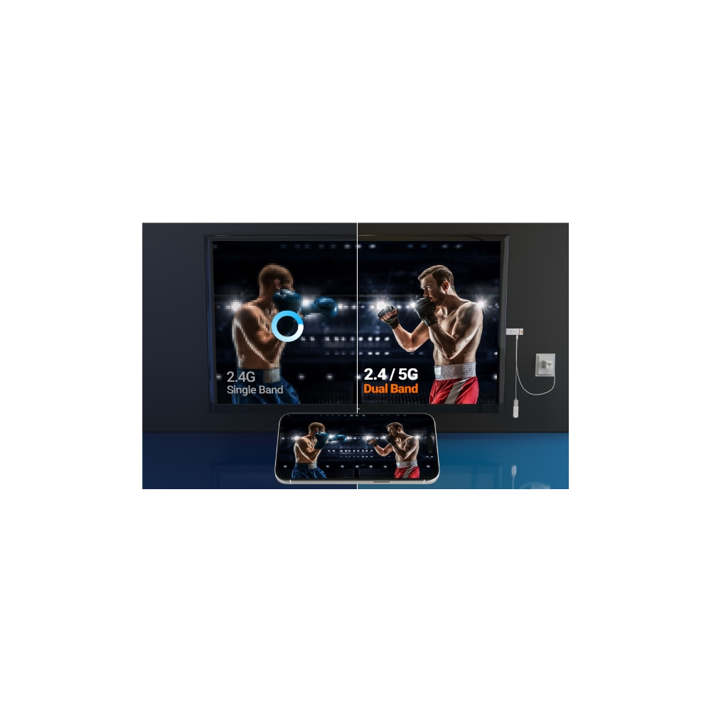 Produktbild för j5create ScreenCast 4K JVAW76MAX - trådlös ljud-/videoförlängare - HDMI